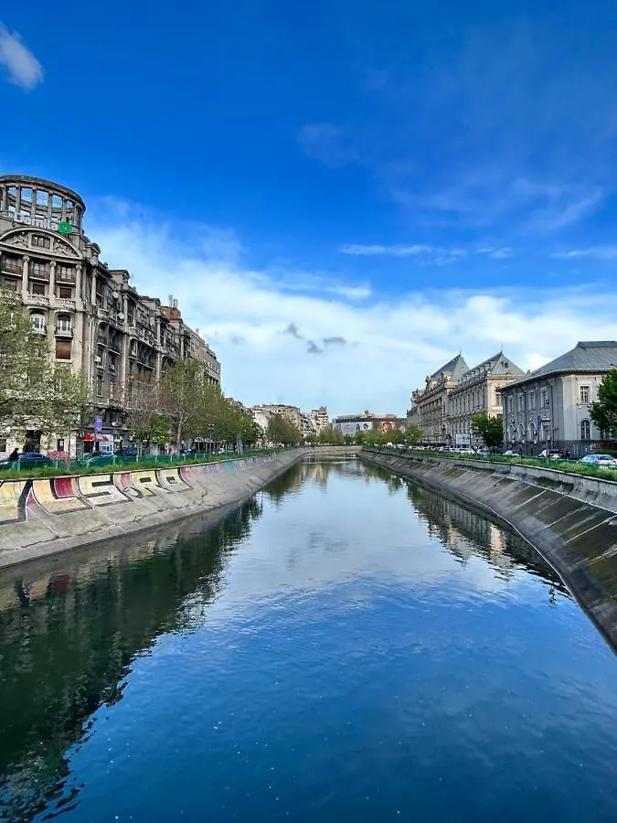 Palace Of The Parliament View,Old City,Waterfall Bucharest